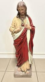 Mooi Beeld : Heilig Hart - Gips - 61cm, Antiek en Kunst, Antiek | Religieuze voorwerpen, Ophalen