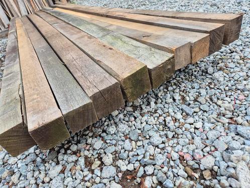Lot eiken balken palen kepers, Tuin en Terras, Palen, Balken en Planken, Ophalen