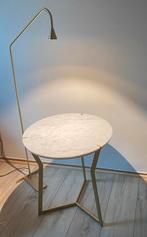 Magnifique lampe avec table en marbre, Comme neuf, Métal ou Aluminium, 60 cm ou plus, Enlèvement ou Envoi