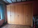 Houten kleerkast, Huis en Inrichting, Kasten | Kleerkasten, Ophalen, 200 cm of meer, Rustiek, Met hangruimte