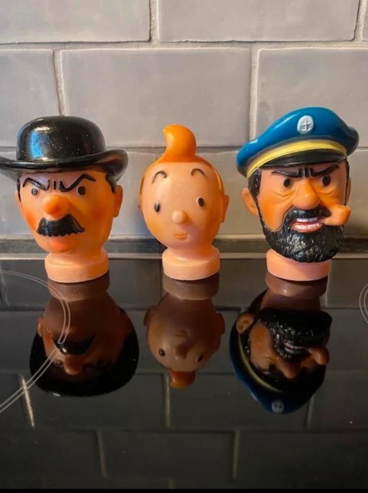 TinTin : vintage Lombard / Hergé Kuifje-koppen (1979)  set, Verzamelen, Beelden en Beeldjes, Zo goed als nieuw, Ophalen of Verzenden