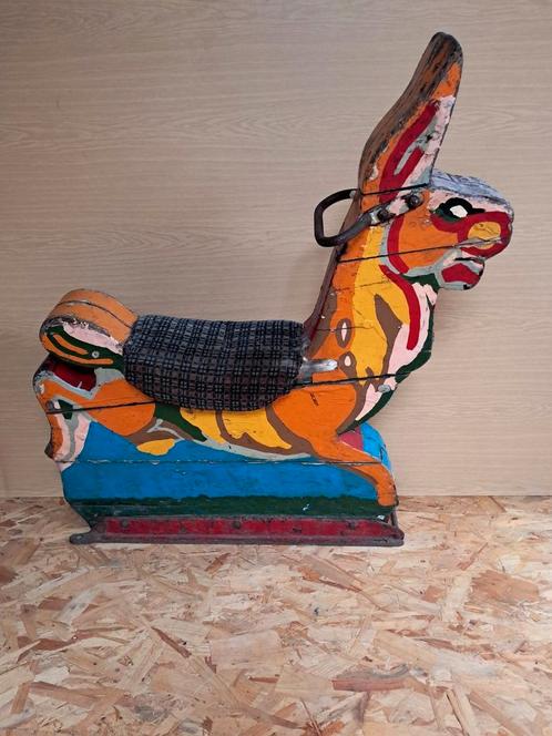 Houten draaimolen(konijn), Antiek en Kunst, Kunst | Designobjecten, Ophalen