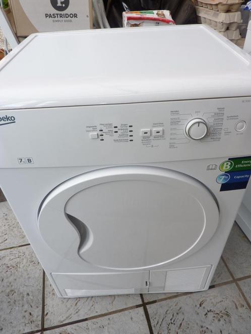 Condensatie droogkast Beko voor 7 kg, Elektronische apparatuur, Droogkasten, Zo goed als nieuw, Condens, Voorlader, 6 tot 8 kg