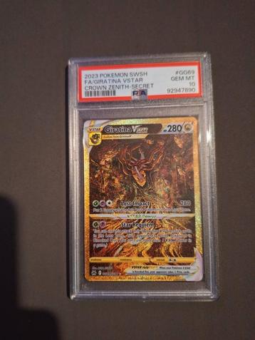 PSA 10 Giratina Vstar beschikbaar voor biedingen