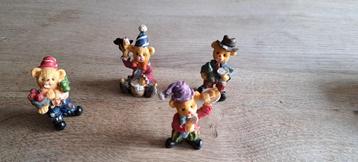 Lot de 4 "ours"  décoratif (gâteau, Noël,......), Divers, Enlèvement ou Envoi