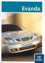 DAEWOO EVANDA 2004, Livres, Autos | Brochures & Magazines, Autres marques, Enlèvement ou Envoi, Neuf