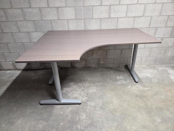 Hoekbureau IKEA, Maison & Meubles, Bureaux, Utilisé, Bureau, Réglable en hauteur, Enlèvement