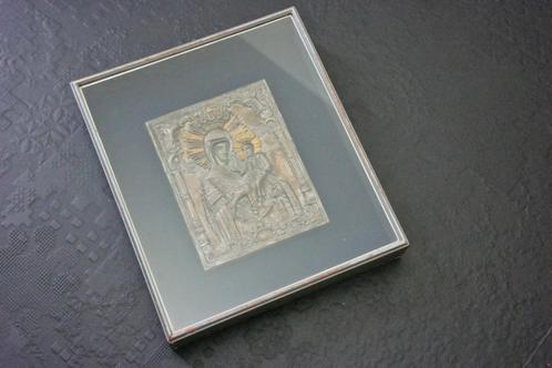 Icoon Maria en Kind, Antiek en Kunst, Antiek | Religieuze voorwerpen, Ophalen of Verzenden