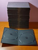 34 Cover DVD/CD slim vide double, Maison & Meubles, Enlèvement, Comme neuf, DVD, 25 à 75 disques