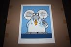 Geluck the cat zeefdruk, kunstenaarsbewijs, Antiek en Kunst, Ophalen of Verzenden