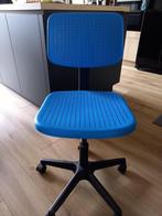 IKEA KINDERBUREAUSTOEL BLAUW, Ophalen, Gebruikt, Blauw, Bureaustoel