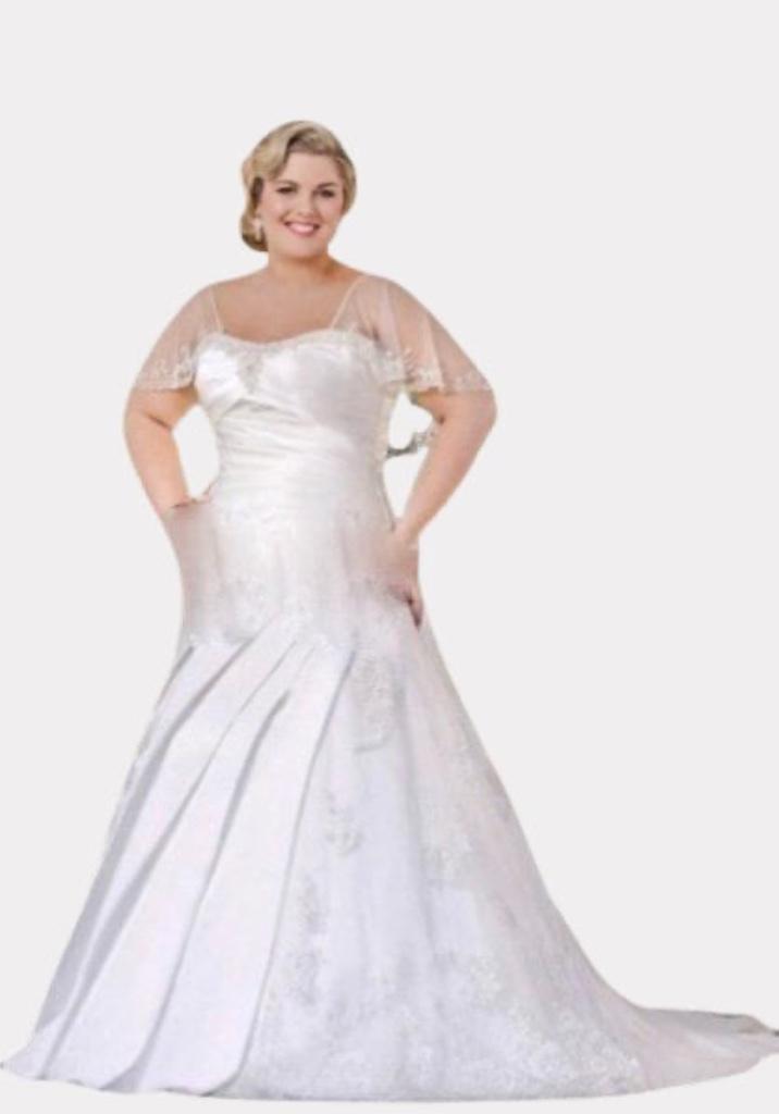 sale trouwjurk Grote maat bruidsjurk maat 48 50 52 54 56, Kleding | Dames, Trouwkleding en Trouwaccessoires, Nieuw, Trouwjurk