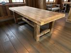vintage XL houten eettafel / massieve tafel, Huis en Inrichting, Ophalen of Verzenden