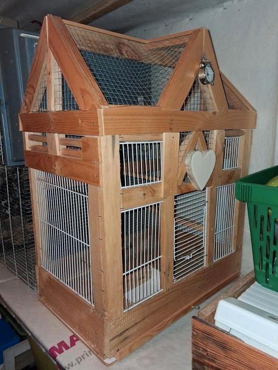 Kanariekooien en uitrusting, Dieren en Toebehoren, Vogels | Hokken en Kooien, Gebruikt, Ophalen