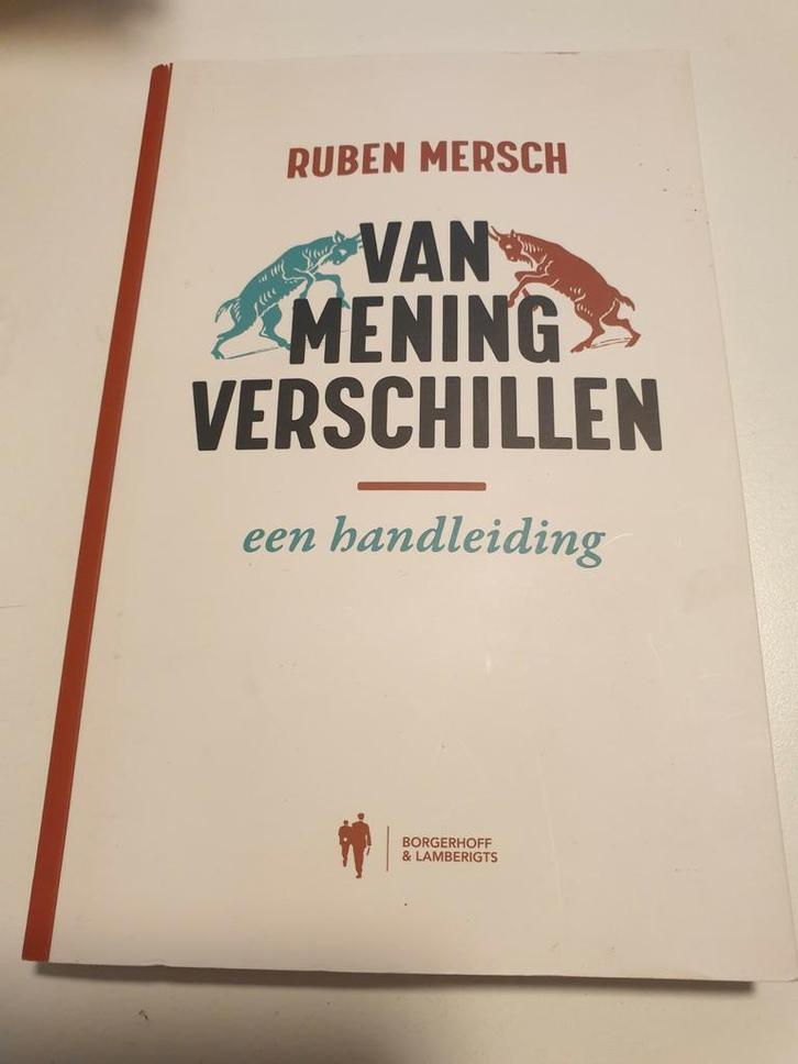 Ruben Mersch - Van mening verschillen, Livres, Philosophie, Comme neuf, Enlèvement ou Envoi