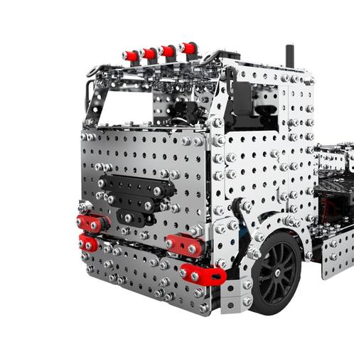 DIY Modelbouw - Metaal 3D Bouwpakket - Semi Dieplader (RC Be, Hobby en Vrije tijd, Modelbouw | Auto's en Voertuigen, Nieuw, Truck