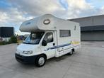 Mobilhome Fiat Ducato Miller 2.8 Diesel , 76.000 KM , 2003, Caravans en Kamperen, Mobilhomes, Chemisch toilet, Fiat, Douche, Bedrijf