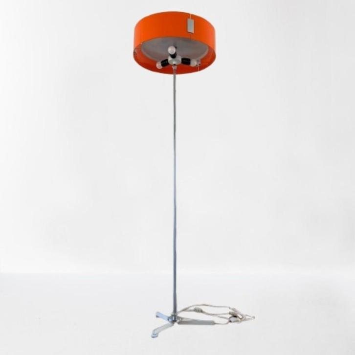MCM vloerlamp van Gepo Amsterdam, Huis en Inrichting, Lampen | Vloerlampen, Gebruikt, 150 tot 200 cm, Kunststof, Metaal, Ophalen of Verzenden