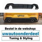 GTI Look Diffuser Met Uitlaat Geschikt Voor Golf 8 Tsi Tdi R, Verzenden