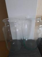 2 grote vazen hoogte ongeveer 33 en 31 cm, Huis en Inrichting, Woonaccessoires | Vazen, Ophalen