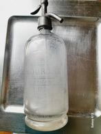 Ancienne et jolie bouteille à soda, verre transparent, Maison & Meubles, Accessoires pour la Maison | Cloches, Enlèvement ou Envoi