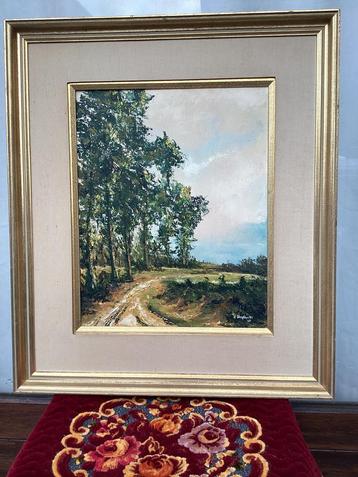 Vanpoucke j. / boswegel - olie op doek beschikbaar voor biedingen