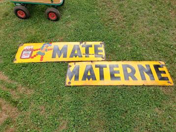 Panneaux en émail Materne, Enlèvement, Comme neuf