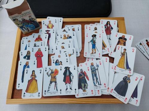 cartes à jouer queens & kings ecosse, Collections, Cartes à jouer, Jokers & Jeux des sept familles, Comme neuf, Carte(s) à jouer