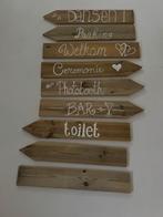 Bordjes voor trouwfeest of tuinfeest, Enlèvement ou Envoi, Utilisé, Décoration