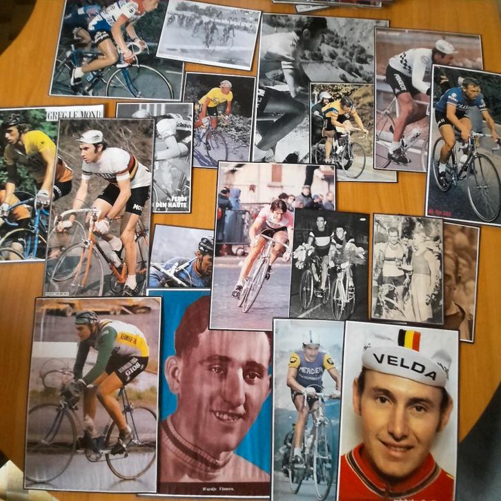Foto's (knipsels) wielrenners van weleer (zie 4 scans), Verzamelen, Foto's en Prenten, Foto, Ophalen