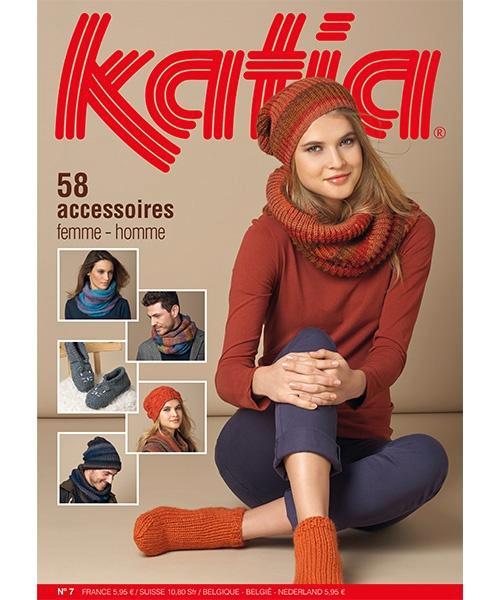 KATIA Accessoires Femme/Homme numéro 7, Hobby en Vrije tijd, Breien en Haken, Nieuw, Breien, Patroon of Boek, Ophalen of Verzenden