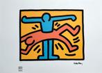 Belle lithographie + certificat • Keith Haring #/150, Antiquités & Art, Enlèvement ou Envoi