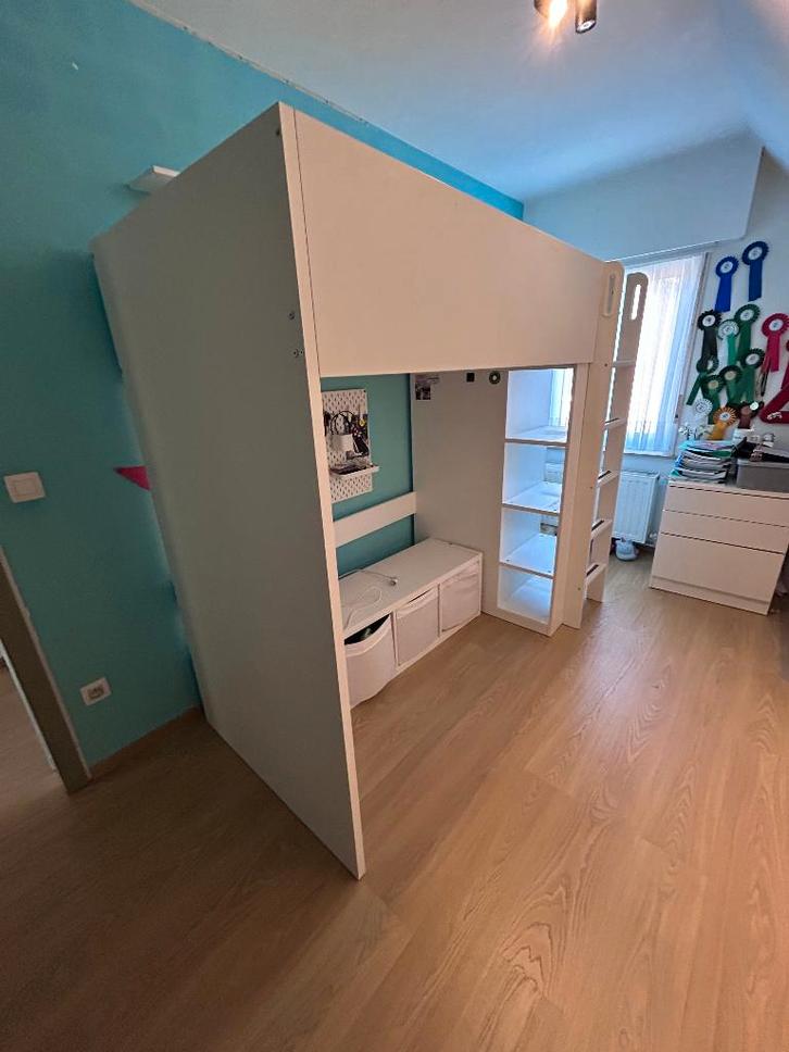 Halfhoogslaper, Huis en Inrichting, Slaapkamer | Stapelbedden en Hoogslapers, Gebruikt, Halfhoogslaper, 90 cm, 200 cm, Eenpersoons
