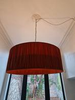 Grote hanglamp voor plafond - dieprood d 120cm - h 46cm, Ophalen, Gebruikt, 25 tot 50 cm, Rond