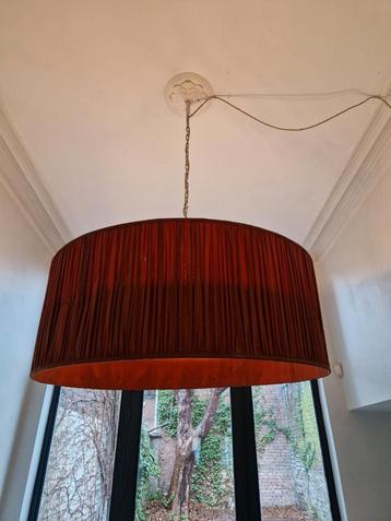 Grote hanglamp voor plafond - dieprood d 120cm - h 46cm beschikbaar voor biedingen
