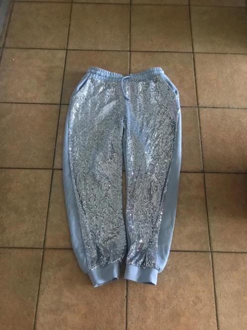 schitterende joggingbroek Armani, Kleding | Dames, Broeken en Pantalons, Gedragen, Maat 38/40 (M), Blauw, Lang, Ophalen of Verzenden