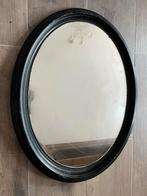 ANTIEKE OVALEN HOUTEN KADER + SPIEGEL, Antiek en Kunst, Ophalen