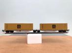 B-MODELS WAGON PORTE CONTENEURS Sggmrs HO, Envoi, Utilisé, Wagon