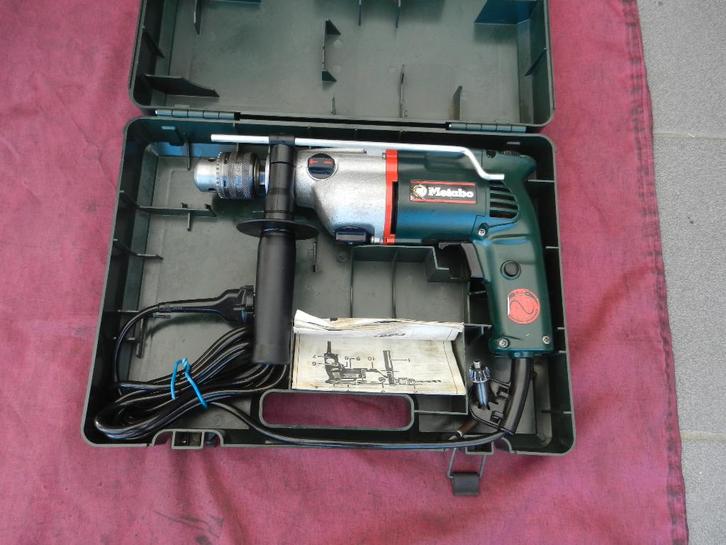 Metabo Sb EDV 800/2 SR+L Boormachine, Bricolage & Construction, Outillage | Foreuses, Comme neuf, Perceuse, 600 watts ou plus