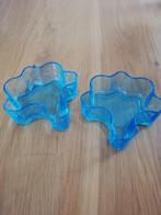 Turkoois glazen kopjes, Huis en Inrichting, Ophalen of Verzenden, Zo goed als nieuw, Glas