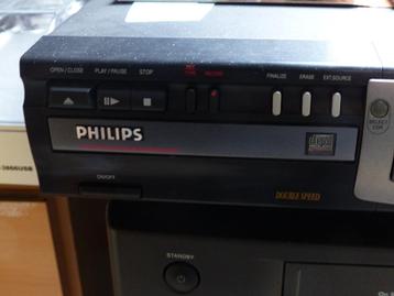 VIDEO EN CD COPIEERAPPARAAT PHILIPS, Audio, Tv en Foto, Ophalen of Verzenden, Gebruikt, Video 2000-speler of -recorder