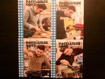 Dagelijkse kost met Jeroen Meus   -Set van 4 kookboeken- beschikbaar voor biedingen