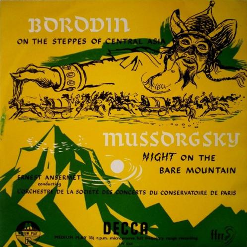 10 " VINYL Borodin - Mussorgsky On The Steppes Central Asia, Cd's en Dvd's, Vinyl | Klassiek, Gebruikt, Romantiek, Overige typen