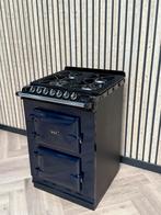 Aga 60cm Gas Fornuis Donkerblauw + 2x Elektrische Oven, Elektronische apparatuur, Fornuizen, Ophalen of Verzenden, Grill, Gas
