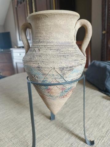 Terracotta pot met staander., Ophalen of Verzenden