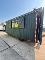Grote 5m bouwkeet/pipowagen, Ophalen