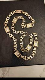 Mooie Dikke Massive Ketting Kingsly Met Versace Werk 14krt!, Ophalen of Verzenden, Nieuw, Goud