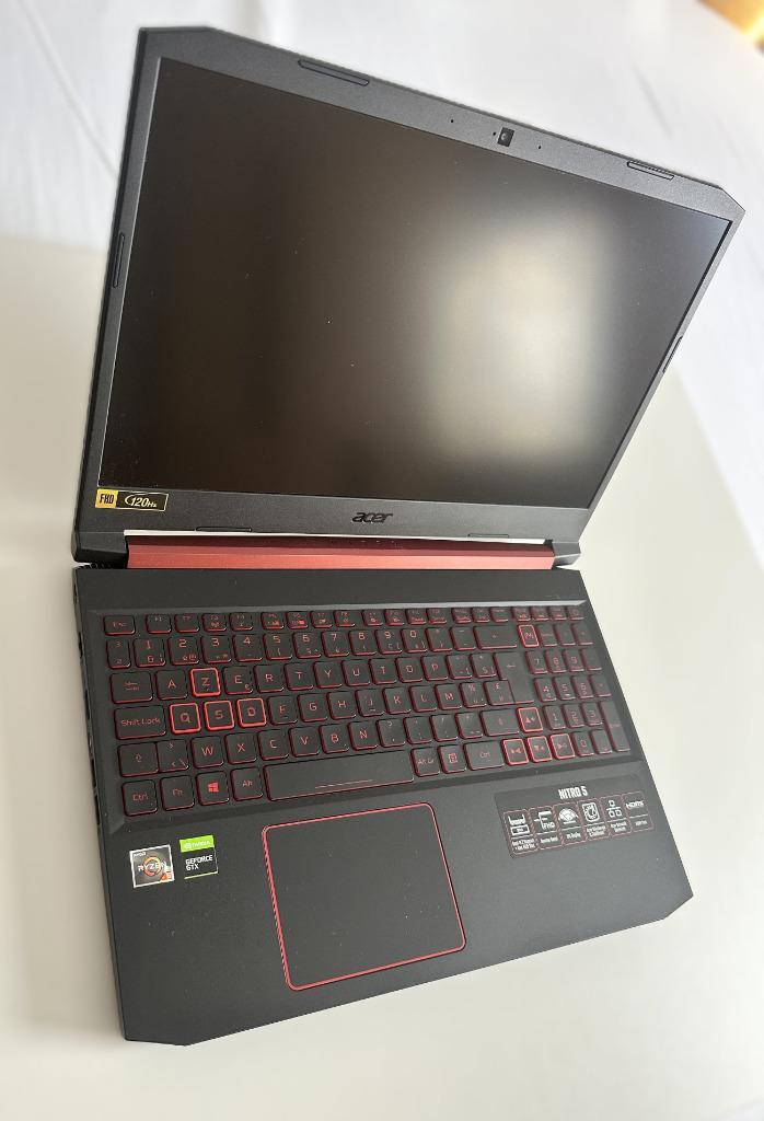 Acer Nitro 5-laptop, Computers en Software, Windows Laptops, Zo goed als nieuw, 15 inch, SSD, 2 tot 3 Ghz, 16 GB, Azerty, Met videokaart