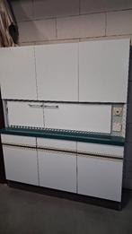 Keukenkast vintage jaren 60, Huis en Inrichting, Ophalen, Gebruikt, Wit, Enkelwandige keuken