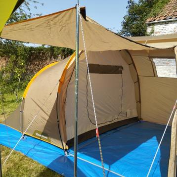 Tente 4 pers, état impeccable, grand séjour et auvent beschikbaar voor biedingen